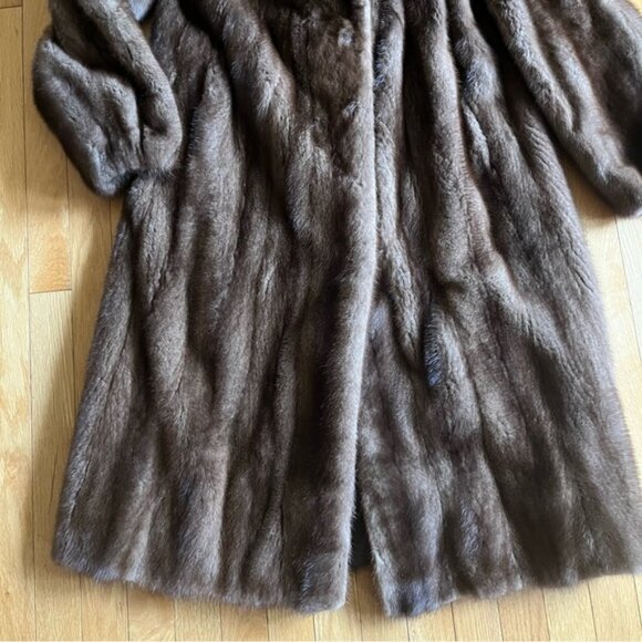 Hudsons Bay Company Brown Fur Coat Jacket - Picture 5 of 10